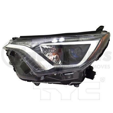 TYC 20-9790-00-9  CAPA Certified Headlight Assembly