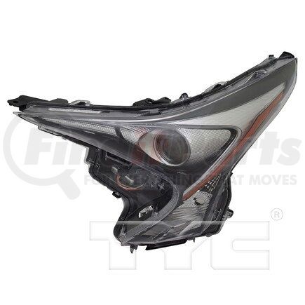 TYC 20-9800-00-9 CAPA Certified Headlight Assembly