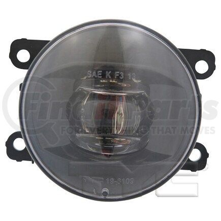 TYC 19-6109-00-9  CAPA Certified Fog Light Assembly