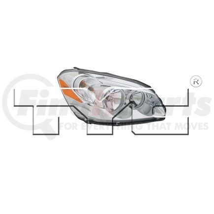 TYC 20-6777-00-9  CAPA Certified Headlight Assembly