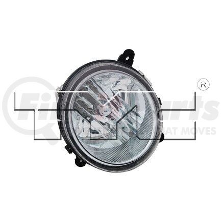 TYC 20-6872-00-9  CAPA Certified Headlight Assembly