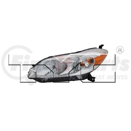 TYC 20-9004-00  Headlight Assembly