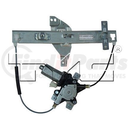 TYC 660221  Power Window Motor and Regulator Assembly