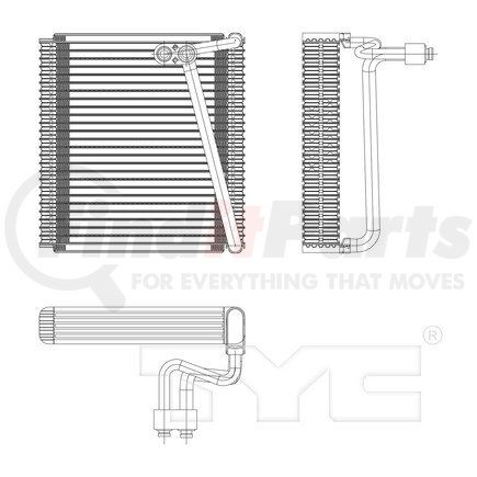 TYC 97110  A/C Evaporator Core