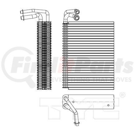 TYC 97192 A/C Evaporator Core