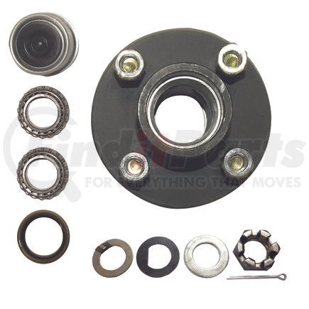 Power10 Parts 11-440-116 Idler Hub Kit for 2000 lb Trailer Axle Lubed Spindle, 4-Lug