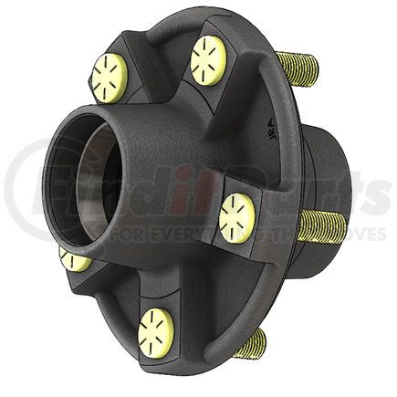 Power10 Parts ID-88545-5 Idler Hub for 2500 lb Trailer Axle with 5x4.5in 1/2in Studs-5.5in Flange