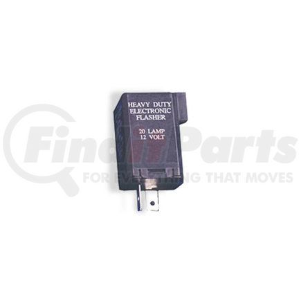 VELVAC 091213 - multi-purpose flasher - 3 terminals, black, 2-20 lamp rating, 70-120 flash rate fpm, 35 amp rating | electronic flasher | multi-purpose flasher