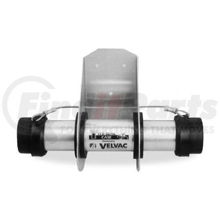 VELVAC 090116 - vehicle document holder - 12" aluminum tube with bracket and capkeeper cable™ | tite-seal document storage case | vehicle document holder