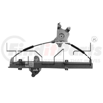 TYC 660078 Power Window Motor and Regulator Assembly
