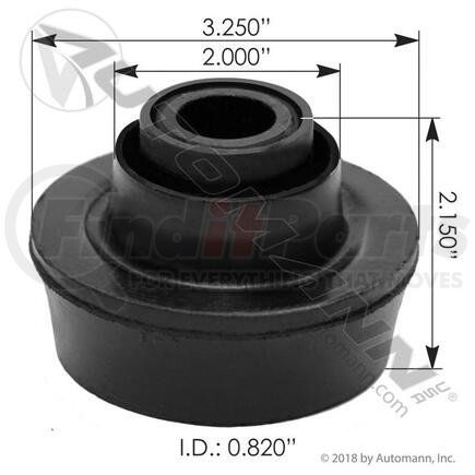 Automann M203039 Engine Mount - For Poly Use M203039UB, Front Upper, 70 Duro, Use with M203041 Washer