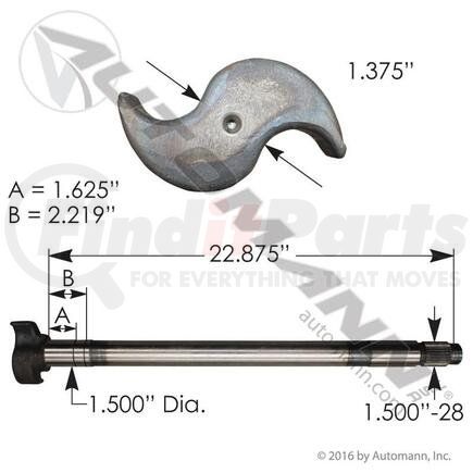 Automann 123.282228.01 CAMSHAFT LH