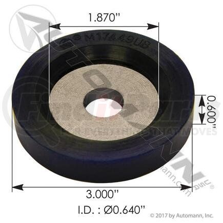 Automann M17449UB Engine Mount Support Bracket Insulator, Polyurethane, High Wear Resistance