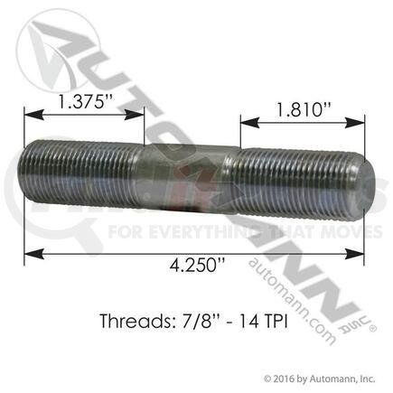 Automann MSD456 SADDLE CAP STUD HENDRICKSON