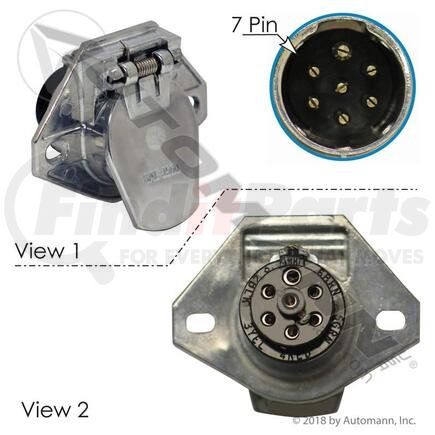 Automann 179.1017 TRAILER SOCKET 7 PIN