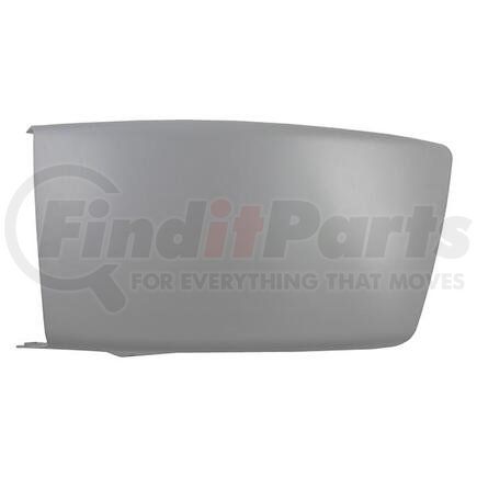 Freightliner HDB010216L Bumper End - LH, Medium Inner Mount, Silver, For 2003-2012 Freightliner M2 Business Class