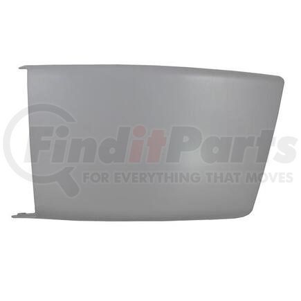 Freightliner HDB010218L Bumper End - LH, Short Inner Mount, Silver, For 2003-2012 Freightliner M2 Business Class