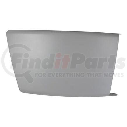 Freightliner HDB010218R Bumper End - RH, Short Inner Mount, Silver, For 2003-2012 Freightliner M2 Business Class