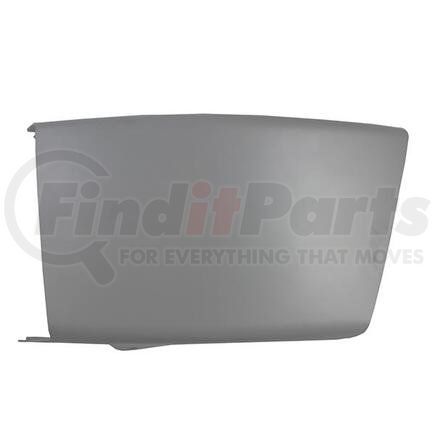 Freightliner HDB010223L Bumper End - LH, Short Outer Mount, Silver, For 2003-2012 Freightliner M2 Business Class