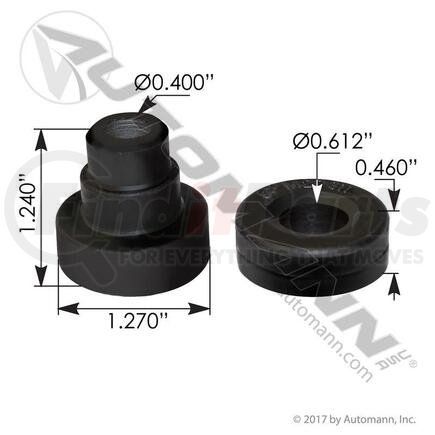 Automann M20311K Exhaust Mount, Exhaust Mount Kit for Peterbilt