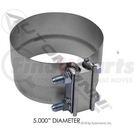 Automann 562.U3105A Exhaust Clamp - Preformed, 5 in.