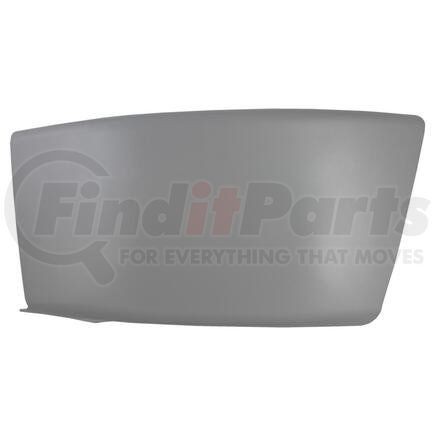 Freightliner HDB010219L Bumper End - LH, Long Outer Mount, Silver, For 2003-2012 Freightliner M2 Business Class