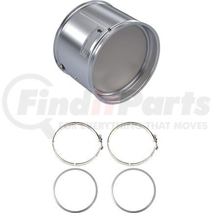 Skyline Emissions BG0401-C Diesel Oxidation Catalyst (DOC) Kit - Stainless Steel, for Cummins ISB, EPA07