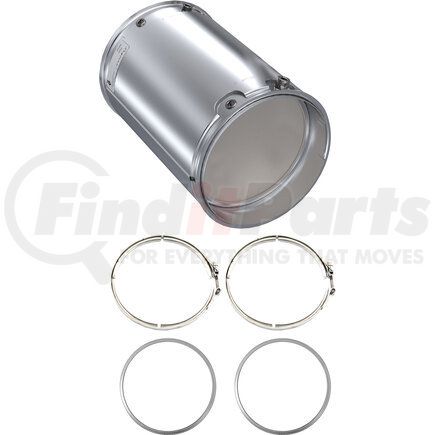 Skyline Emissions BG1104-C DPF KIT CONSISTING OF 1 DPF, 2 GASKETS, AND 2 CLAMPS