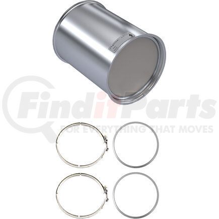Skyline Emissions BG1102-C DPF KIT CONSISTING OF 1 DPF, 2 GASKETS, AND 2 CLAMPS