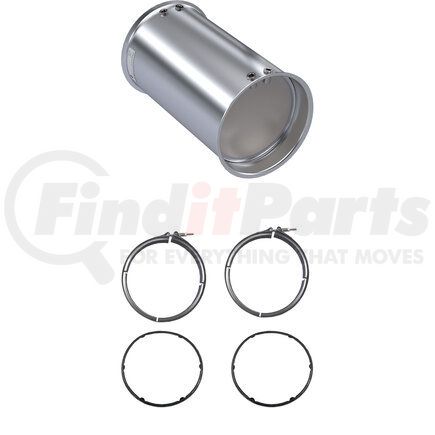 Skyline Emissions CH1408-C DPF KIT CONSISTING OF 1 DPF, 2 GASKETS, AND 2 CLAMPS
