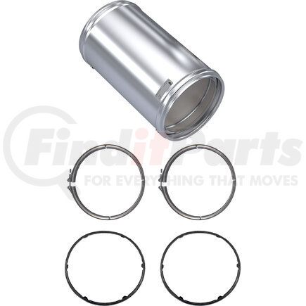 Skyline Emissions CQ1702-C DPF KIT CONSISTING OF 1 DPF, 2 GASKETS, AND 2 CLAMPS