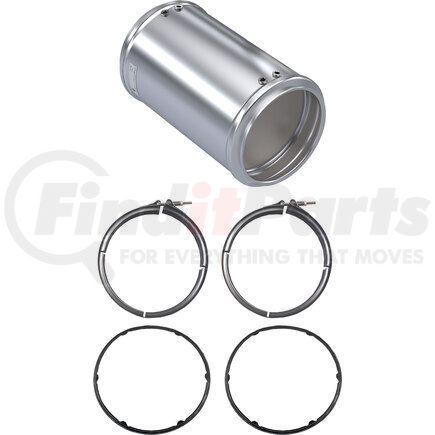 Skyline Emissions CK1406-C DPF KIT CONSISTING OF 1 DPF, 2 GASKETS, AND 2 CLAMPS