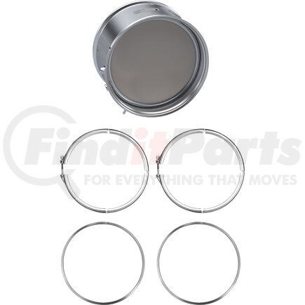 Skyline Emissions MQ0711-C DPF KIT CONSISTING OF 1 DPF, 2 GASKETS, AND 2 CLAMPS