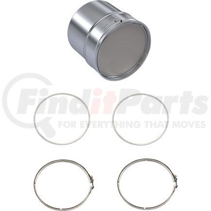 Skyline Emissions VQ1202-C DPF KIT CONSISTING OF 1 DPF, 2 GASKETS, AND 2 CLAMPS