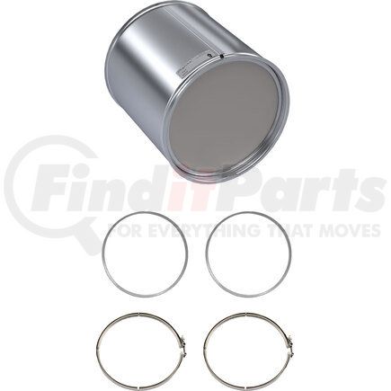 Skyline Emissions XN1101-C DPF KIT CONSISTING OF 1 DPF, 2 GASKETS, AND 2 CLAMPS