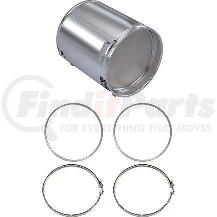 Skyline Emissions XN1106-C DPF KIT CONSISTING OF 1 DPF, 2 GASKETS, AND 2 CLAMPS