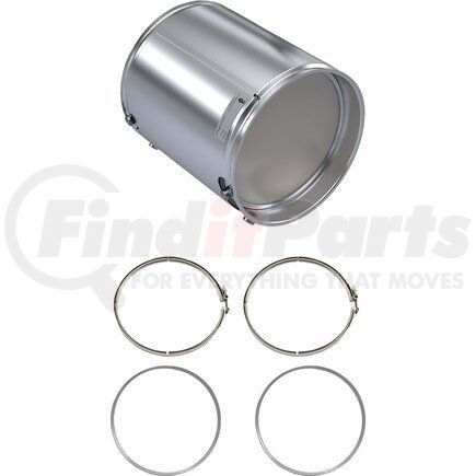 Skyline Emissions XN1107-C DPF KIT CONSISTING OF 1 DPF, 2 GASKETS, AND 2 CLAMPS