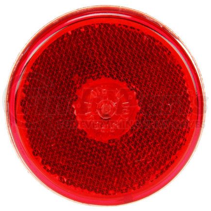 Paccar 10205R Marker Light - 10 Series, Red, Round, Incandescent, 12V, Polycarbonate, Reflectorized