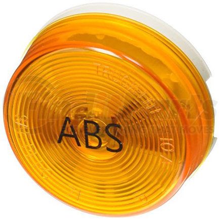 Paccar 10212Y Marker Light - Super 10, Yellow, Round, Incandescent, 1 Bulb, ABS, PL-10, 12V