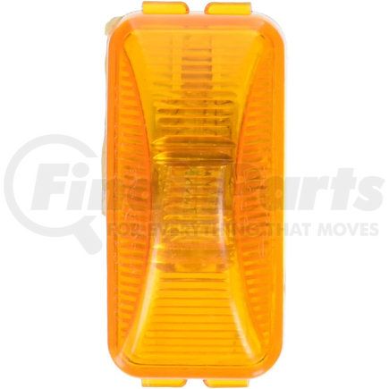 Paccar 15200Y Marker Light - 15 Series, Yellow, Rectangular, Incandescent, 12V, Polycarbonate