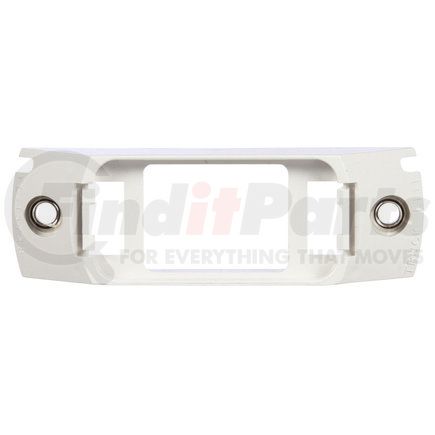 Paccar 15728 Marker Light Mounting Bracket - 2-Screw Surface Mount, White, ABS, For 15 Series Rectangular Light