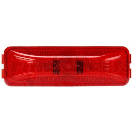 Paccar 19200R Marker Light - 19 Series, Red Rectangular, Incandescent, Base Mount, 19 Series Male Pin, 12V