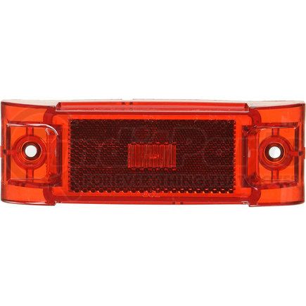 Paccar 21251R Marker Light - 21 Series, Red, Rectangular, LED, Reflectorized, 2-Screw Mount, Fit N' Forget, 12V