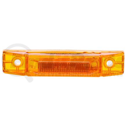 Paccar 35880Y Marker Light - 35 Series, Yellow, Rectangular, LED, 1 Diode, 2-Screw Mount, Fit N' Forget, Diamond Shell