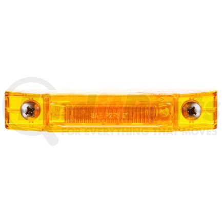 Paccar 35001Y Marker Light - 35 Series, Yellow, Rectangular, LED, 2 Diodes, 2-Screw Mount, Fit N' Forget