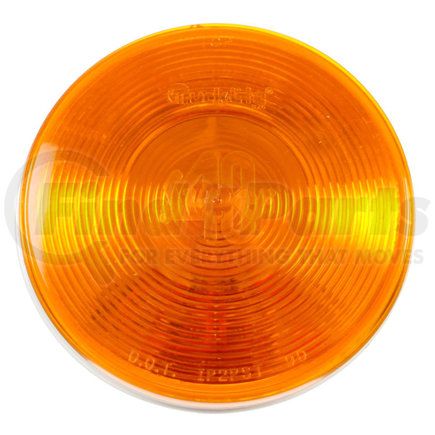 Paccar 40242Y Turn Signal / Parking Light - Super 40, Yellow, Round, Incandescent, Grommet Mount, No Plug, PL-3, 12V