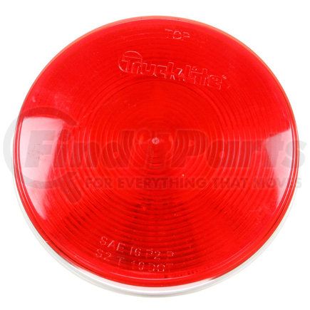 Paccar 40202R Brake / Tail / Turn Signal Light - 40 Series, Red, Round, Incandescent, Grommet Mount, No Plug, PL-3, 12V