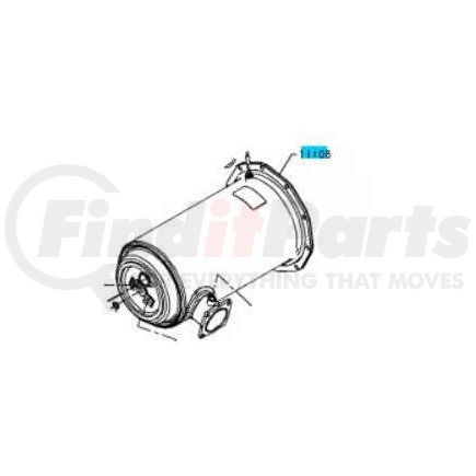 Hino 11106E0020A CHAMBER SUB-ASSY- COMBUSTION