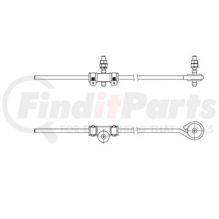 Haldex 90554930 Air Suspension Sensor Linkage Kit - 15.5" Length, Includes Adjustable Linkage & Link End Components