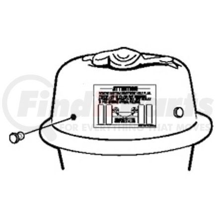 Haldex 9999028 Air Brake Chamber Fitting Plug Weep Hole